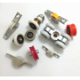 customized door window track roller pulley wheel small plastic nylon window roller
