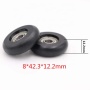 rubber roller skate wheel suitcase caster wheels chinese carbon sliding gate pulley