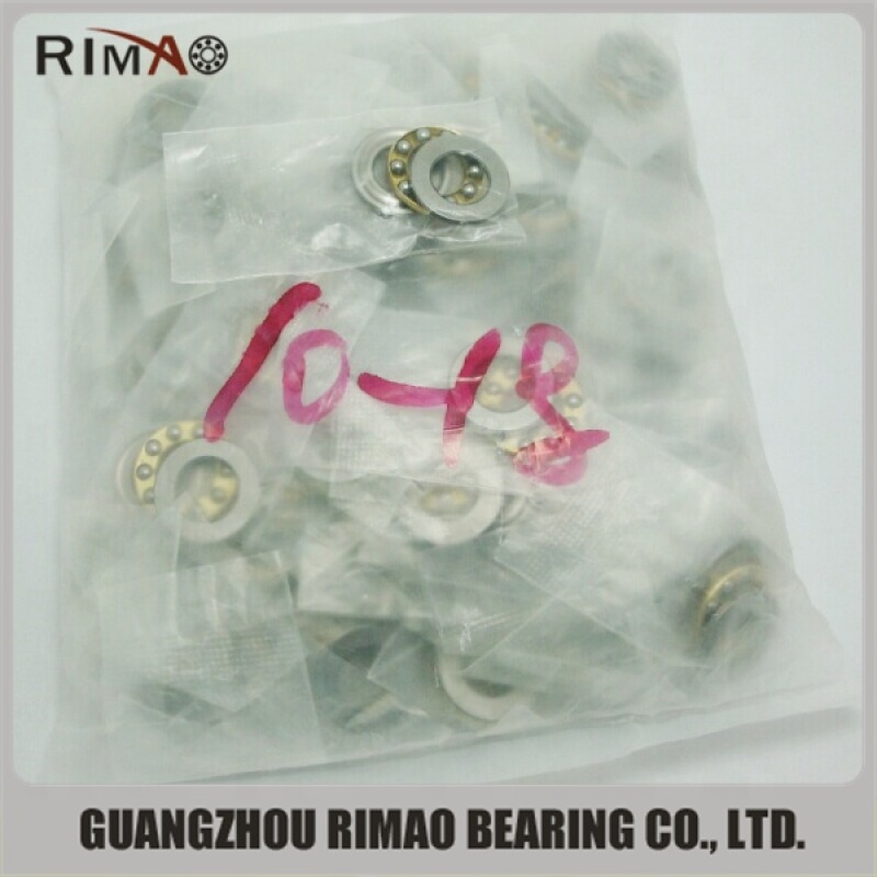 F10-18 washer bearing Brass cage miniature thrust ball bearing F10-18M washers