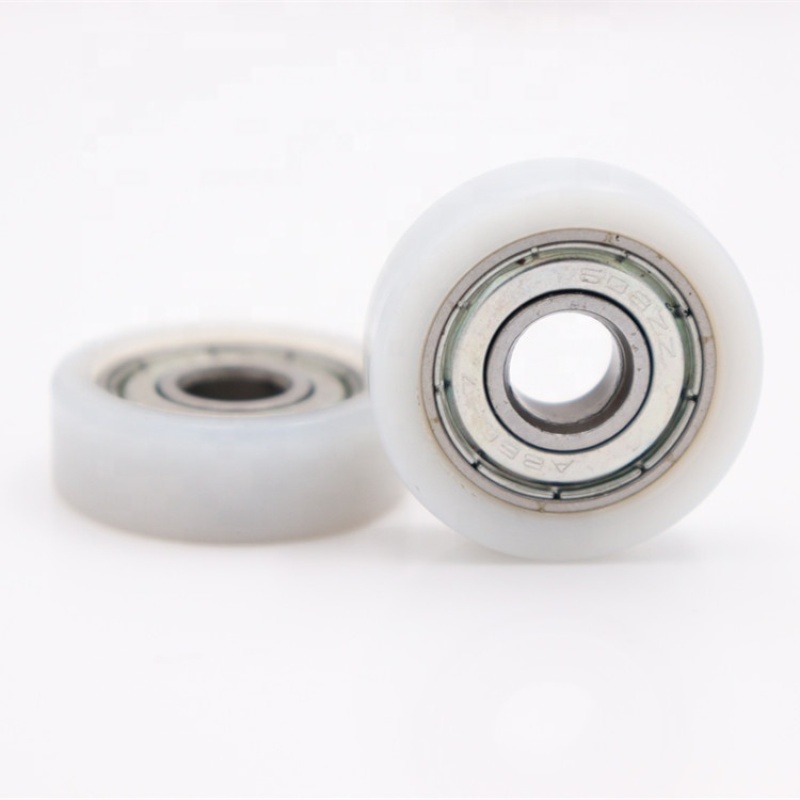 nylon stamping small glass shower door rollers, closet door roller cord pulley for blinds