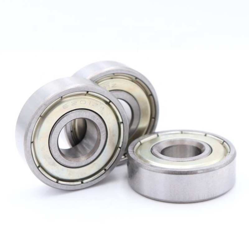 Low price carbon steel sliding door roller wheel bearing 6201ZZ