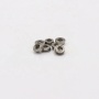 10-Zoll-Miniaturlager R144ZZ R144-Metallschild-Zolllager mit 3.175 * 6.35 * 2.779 mm