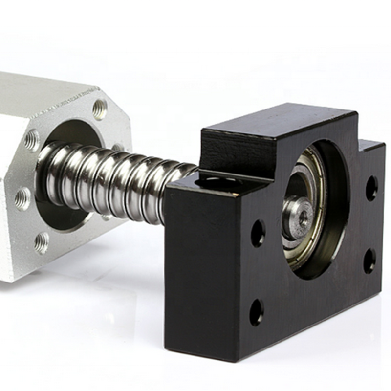 cheap ball screw for cnc machine SFU2505 ball nut and BK12 BF12 block bearing ball screw