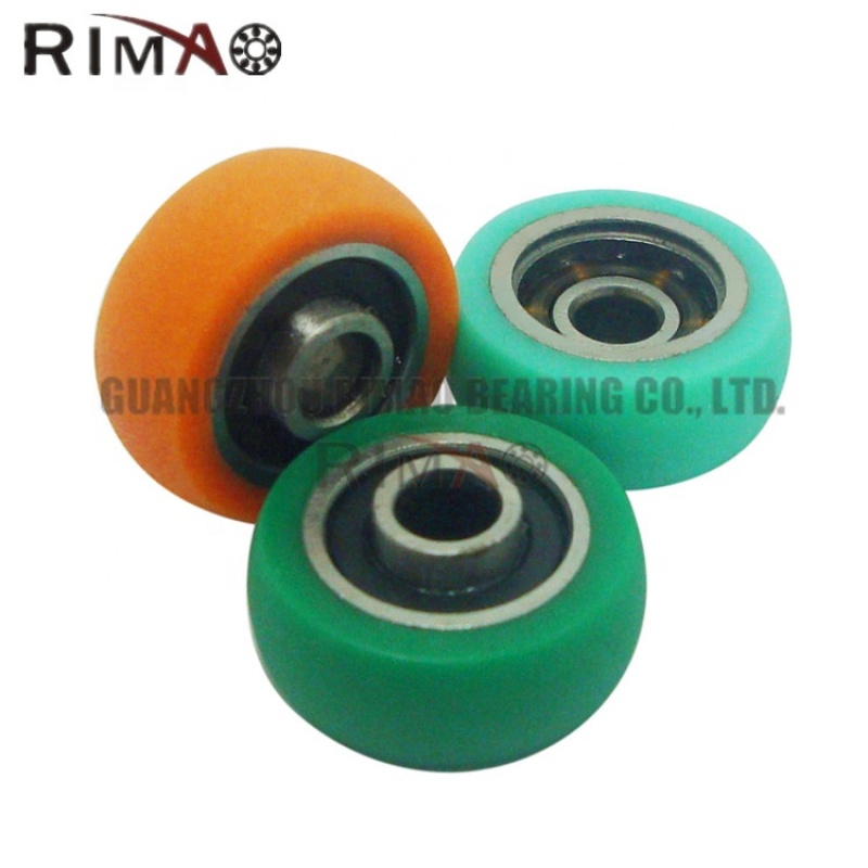 small sliding shower door u groove pulley polyurethane pulley wheel