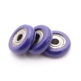 R groove nylon pulley wheel roller  size 5*22.8*6.8mm bearing 625zz roller wheel mini nylon pulley