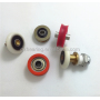 glass hardware mini pulley set window roller wheel curtain track roller