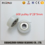 6001 sliding gate pulley wheel plastic pulley for sliding door
