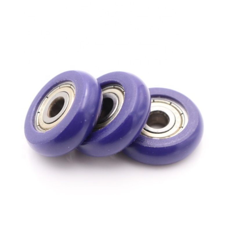 Different R type Sliding door pulley bearing 608ZZ 625ZZ 626ZZ nylon roller wheels pulleys for sliding window cabinet