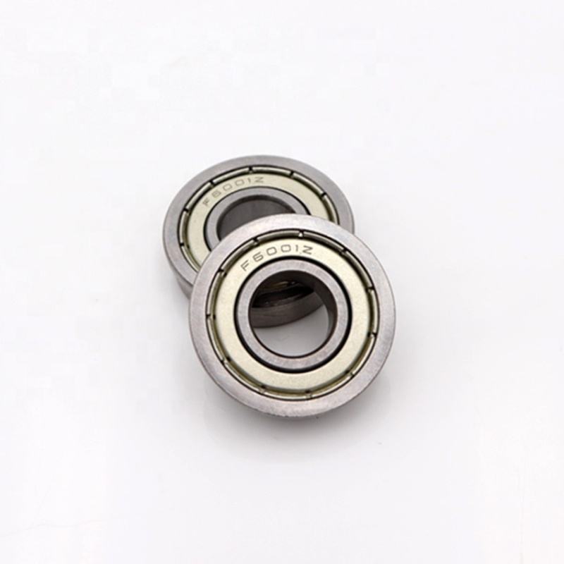 F6801 zz thin bearing F6801zz flanged bearing deep groove ball bearing 12*23*5mm
