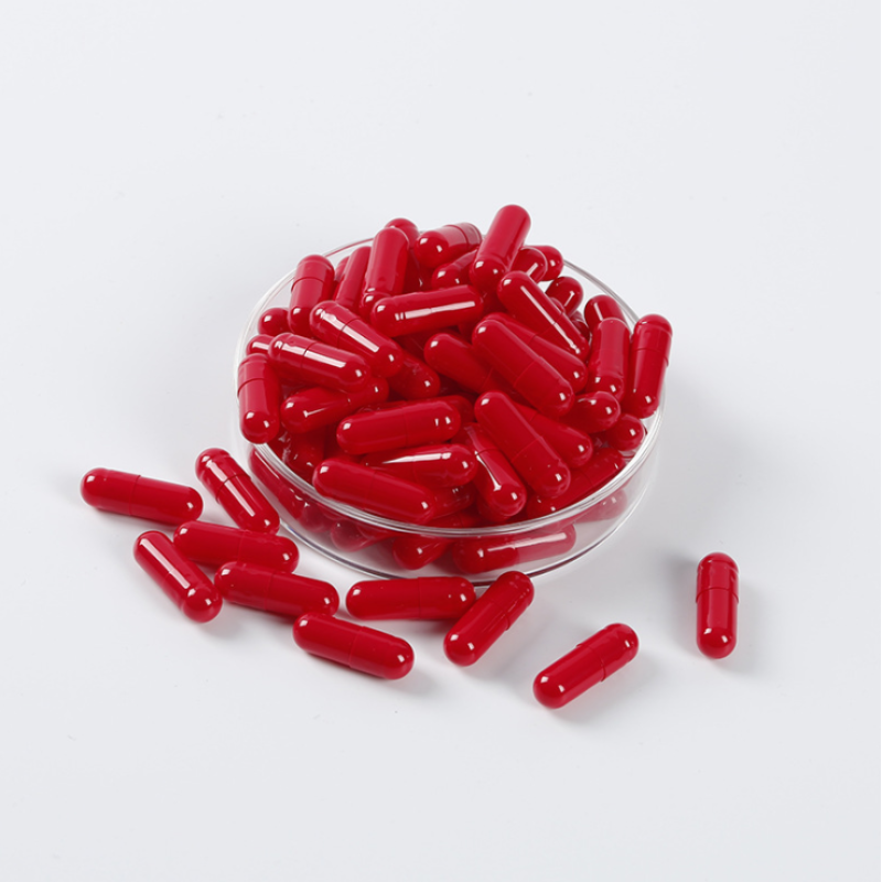 Separated empty capsules gelatin shell  Size #0 #00