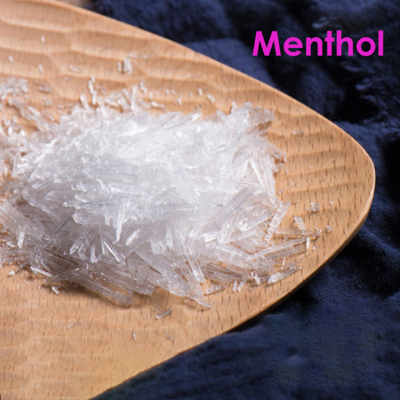 Cooling Taste Natural Food Grade CAS 1490-04-6 99% Pure Menthyl Lactate/DL Menthol Crystals