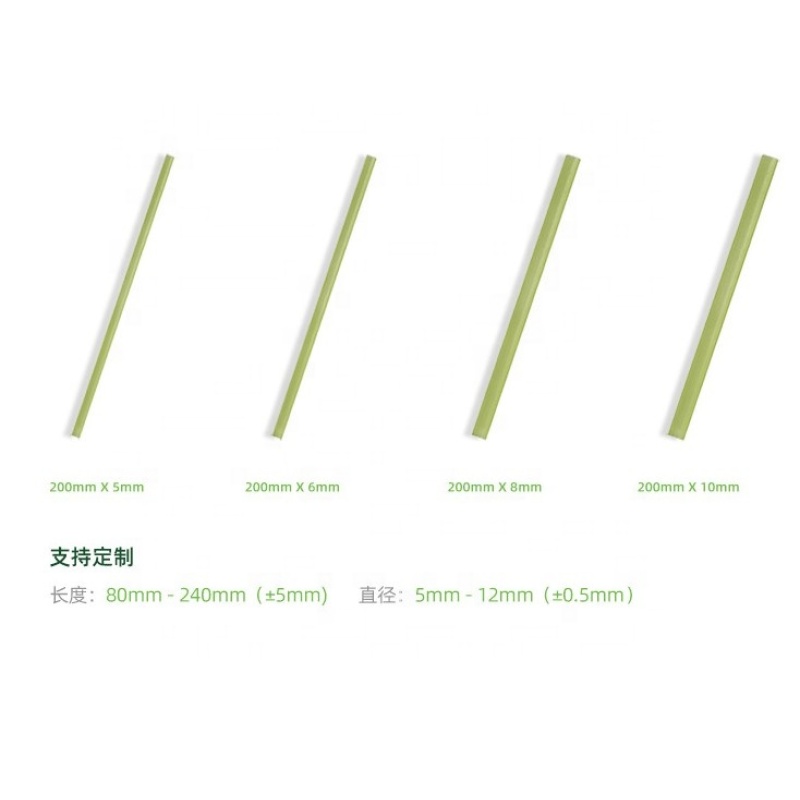 Environmental Friendly Straw Biodegradable Edible Drinking Rice Corn Straw
