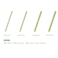 W&Z supply Straw Biodegradable Edible Drinking Rice Corn Straw