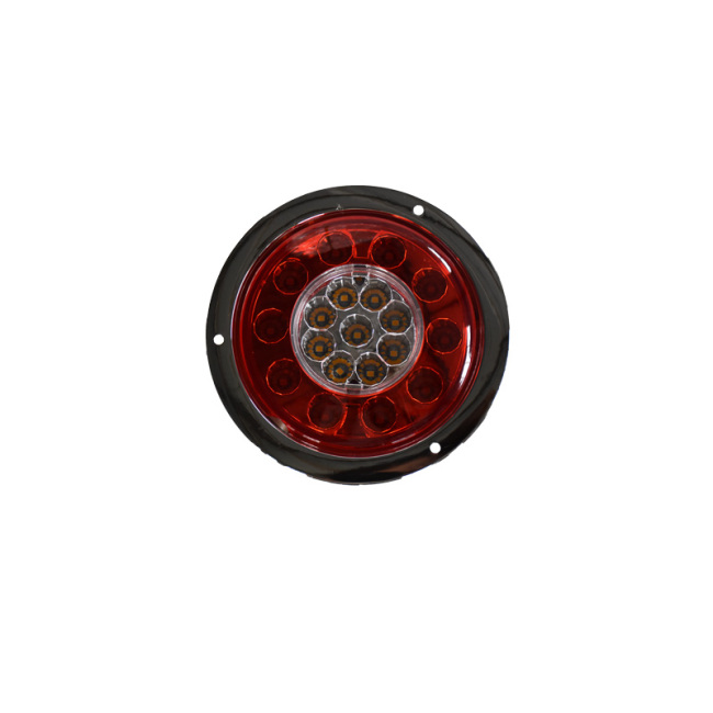 4 inch 5 inch red round led trailer tail lights