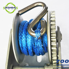 700lb 300kg Hand Winches Manual Boat Parts with fiber rope
