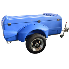New travel trailer gadgets blue plastic camping trailers for atv