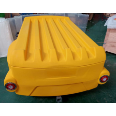Small plastic moulded utility travel trailer