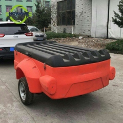 High quality plastic tub trailer for camping