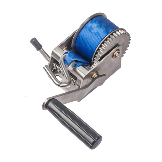 700lbs mini hand winch stainless steel anchor winch for boat trailer