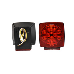 4 inch round led trailer truck rear stop tail light lamp