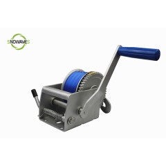 China Supplier 1500lb dacromet winch for boat and Boat Trailer Cable Pulling Machine Manual Hand Winch
