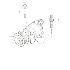 LR014973 Vacuum Pump 2.4tdci for Defender 110/130 engine parts