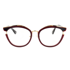 Cat Eye Brille Acetat Brillengestell Damen Optische Fassungen Schwarze Brillen