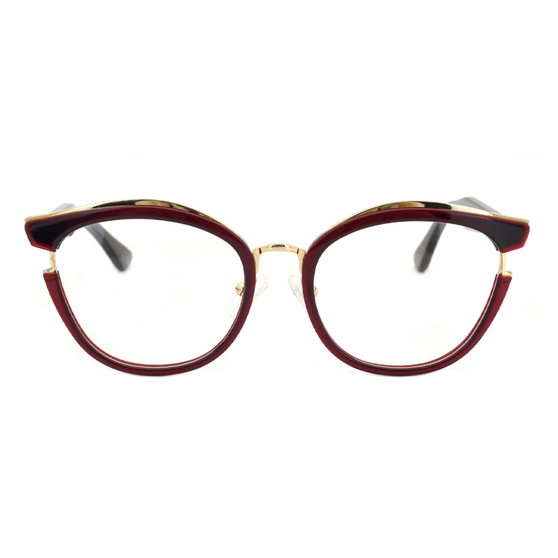 Cat Eye Glasses Acetate Glasses Frame Women Optical Frames Black Eyewear