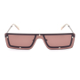Новейшая металлическая оправа с серыми линзами Модные квадратные оправы Высококачественные модные солнцезащитные очки Солнцезащитные очки унисекс