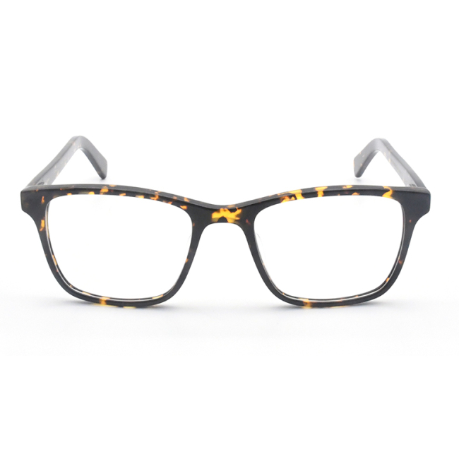 Neue Design-Acetat-Brillenfassungen rechteckige optische Brillen