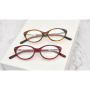 Fashion Optical Frame Eyeglasses Women Cat-eye Acetate Eyewear Vintage Frame Glasses