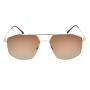 Новые солнцезащитные очки с двойным мостом, металлические поляризованные мужские солнцезащитные очки, геометрические солнцезащитные очки, защита от UV400