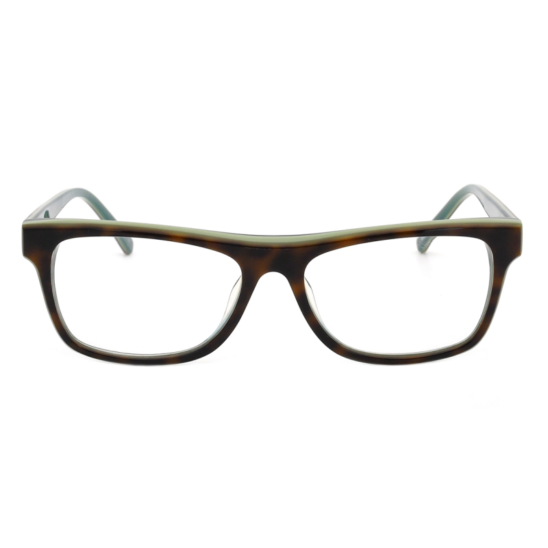 Vintage Rectangular Mens Eyeglasses Optical Myopia Clear Frame Eye Acetate Glasses Frames for Men