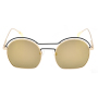 2021 été nouvelle mode lunettes en métal rond polarisé miroir femmes lunettes de soleil rétro lunettes cadre UV400 lentilles