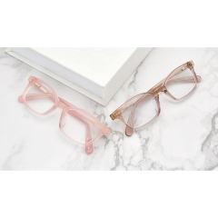 Розовые оправы для очков ручной работы из ацетата, простой дизайн, горячие продажи, оптические очки, стекло для глаз