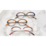 Vintage Round Glasses Frame Oval Women Lens Myopia Optical Mirror Simple Metal Eyewear Frames