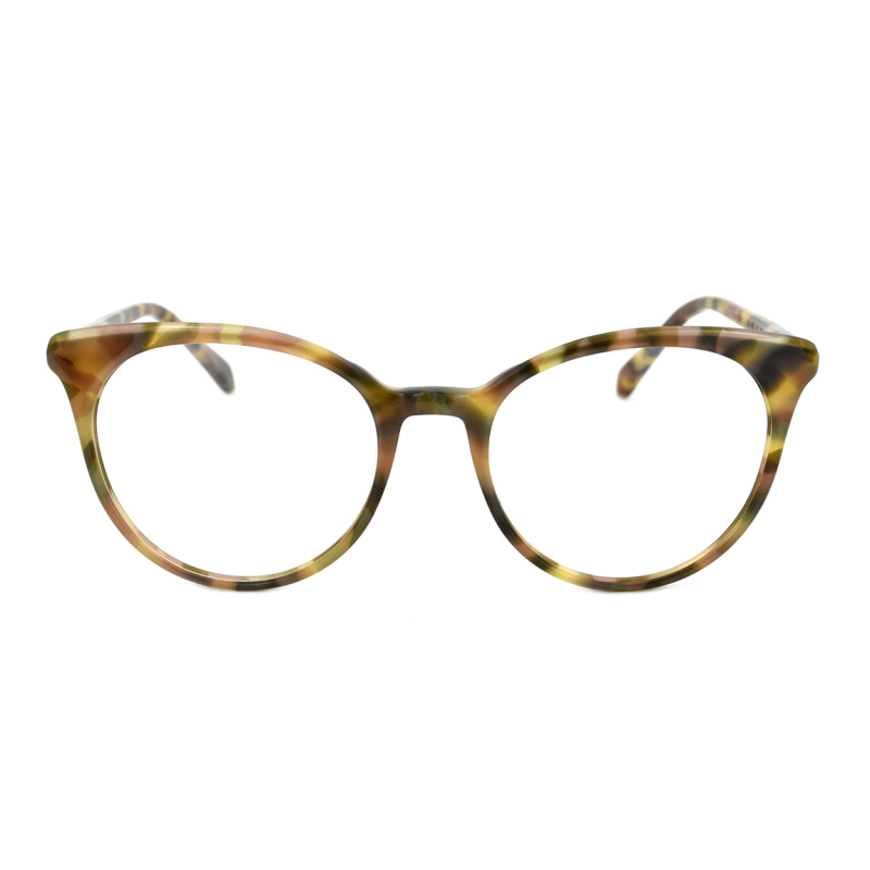 Fashion Round Glasses Frames Vintage Eyewear Acetate Glasses Women Optical Eyeglasses Frame