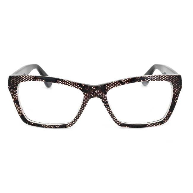 Mode Rechteckige Rahmenbrille Herrenbrille Acetat Optische Rahmen