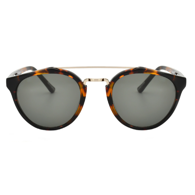 Klassische Retro Runde Sonnenbrille Herren Acetat Sonnenbrille UV400 Shades Sunglass Eyewear Brille Sonnenbrille