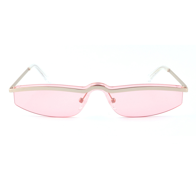 Neueste Mode Geometrische Für Frauen Männer Wilde Sonnenbrille Retro Kleine Rahmen Sonnenbrille UV400 Brillen
