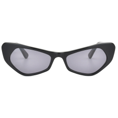 New Fashion Cat Eye Acetat Multilaterale UV400-Sonnenbrille