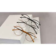 Овальные легкие металлические очки женские винтажные оправы для очков женские оптические очки прозрачные линзы