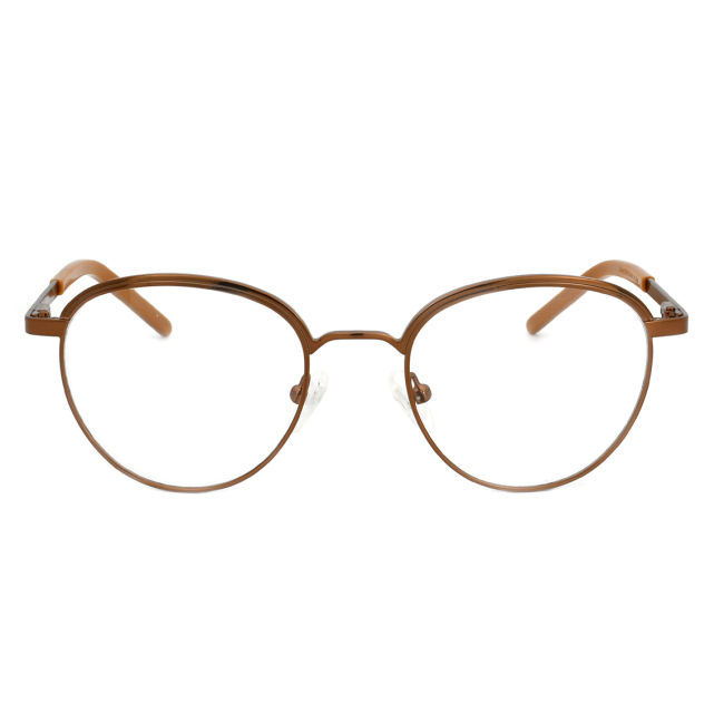 Ovale Leichtmetallbrille Frauen Vintage Brillenfassungen Weibliche Optische Brille Klare Linse