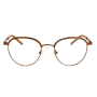 Oval Light Metal Glasses Women Vintage Eyeglasses Frames Female Optical Spectacles Clear Lens