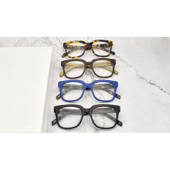 Beliebte Acetat Optische Brillengestelle Brillengestell Herren Damen Brillen Quadratische Brillen