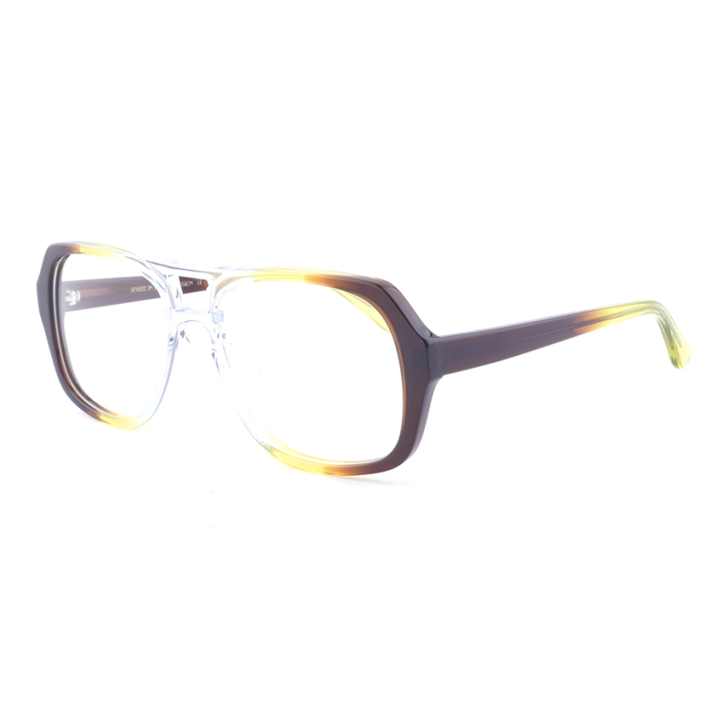 Classic style Acetate eyewear frame Large Optical Frames