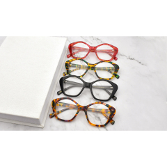 Новая геометрическая оправа для очков для женщин, оптическая оправа, толстые очки, ацетат, модные очки