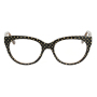New Oval Women Galsses Clear Lens Student Fashion Vintage Acetate Frame Stripe Personality Optical Glasses Casual Glass