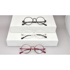 Винтажные круглые металлические оправы для очков, оправы для очков, мужские оптические очки