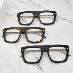 Frauen Männer Optischer Rahmen Quadratische Vintage Retro Brillenfassungen
